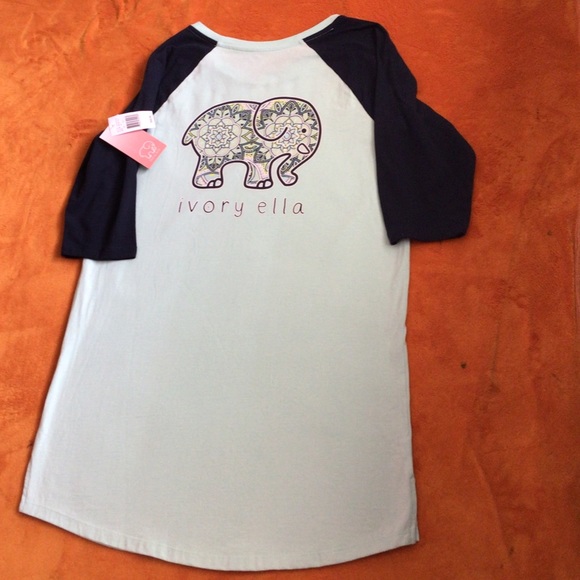 SALE OFR🆕️IVORY ELLA WOMENS T-SHIRT DRESS(SzM) - Picture 4 of 11